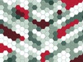 Honeycomb Dark red, grid seamless background or Hexagonal cell Royalty Free Stock Photo