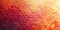 Honeycomb Fractal Pattern: Symmetrical Structure with Repeating Hexagonal Cells in Warm Tones