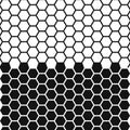 Honeycomb Geometric Pattern Silhouette Seamless Beecomb Pattern Geometric Hexagon Pattern Illustration