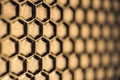 Honeycomb glass background