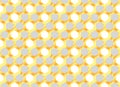 Honeycomb golden grey seamless background. Vector stock illustration