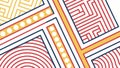 Honeycomb Hexagon Grid Abstract Pattern, vector design Generative AI Royalty Free Stock Photo