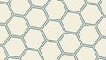 Honeycomb Hexagonal Pattern, Nature and Efficiency Design, vector design Generative AI Royalty Free Stock Photo