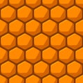 Honeycomb Hive Hexagon Seamless Patterns