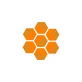 Honeycomb icon logo design vector template