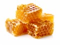 honeycomb isolated on white background Royalty Free Stock Photo