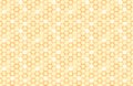Honey bee comb background pattern. Honeycomb seamless background. Simple texture. hive bees wax Illustration. Vector print Royalty Free Stock Photo