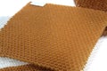 Honeycomb structure for aerospace industry Royalty Free Stock Photo