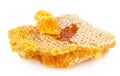 Honeycomb on white background Royalty Free Stock Photo