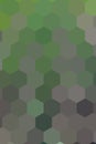 Honeycombs pattern. Multi-colored rectangular pixel background. The texture consisting of multi-colored hexagons