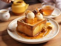 Golden Symphony: Elevate Your Dessert Experience with Honey Toast