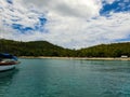 Honeymoon Beach on St. Thomas, USVI Royalty Free Stock Photo