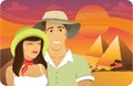 Honeymoon in Egypt Royalty Free Stock Photo