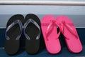 Honeymoon Flip Flops Royalty Free Stock Photo