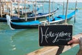 Honeymoon sign Royalty Free Stock Photo