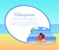 Honeymoon Web Poster with Couple Looking Seaview