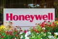 Honeywell logo displayed at headquarters in Silicon Valley