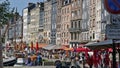 Honfleur an active tourist city in northern France.