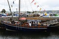 Honfleur; France - august 18 2020 : picturesque city in summer