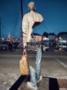 Honfleur, FRANCE - 05 02 2023: Honfleur is a picturesque harbor with boats -