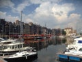 Honfleur Harbour in France Royalty Free Stock Photo