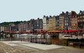 Honfleur is a small beautiful town in Normandy known by its typical slate-covered frontages
