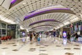 Hong Kong Airport Midfield Concourse Terminal in China Royalty Free Stock Photo