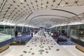 Hong Kong Airport Midfield Concourse Terminal in China Royalty Free Stock Photo