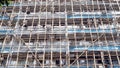 Hong Kong apartment bamboo scaffold safty renovate struction elevation