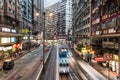 Hong Kong tramway rush