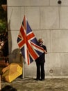 Hong Kong British Consulate General Building Outdoor Mourning Queen Elizabeth II UK Great Britain Flag Loyal Fan Respect