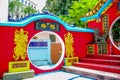 HONG KONG: Buddha statue in Kwun Yam Shrine temple, a Taoist shrine at the southeastern end of Repulse Bay, Hong Kong I