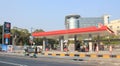 Hong Kong Caltex petroleum station Royalty Free Stock Photo