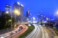 Hong kong causeway bay night sight Royalty Free Stock Photo