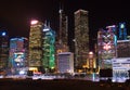 Hong Kong Central Habourfront during Christmas Royalty Free Stock Photo