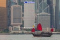 Hong Kong Junk Boat Royalty Free Stock Photo