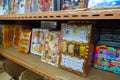 HONG KONG, CHINA - JANUARY 26, 2017: Paper objects for the dead relatives for the afterlife in a store in Hong Kong Royalty Free Stock Photo