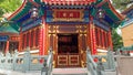 Crowded temple Sik Sik Yuen Wong Tai in Hong Kong