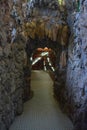 HONG KONG, CHINA - JANUARY 26, 2017: Tsz wan temple, with a hell representation in Hong Kong, China