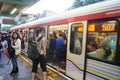 Hong Kong, China: Light Rail Station Royalty Free Stock Photo