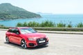 Audi RS4 2018 Test Drive Day Royalty Free Stock Photo