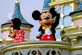 Hong Kong, China: Mickey and Minnie Mouse at Disneyland Royalty Free Stock Photo