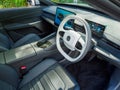 DongFeng e007 Interior Sept 25 2025 in Hong Kong Royalty Free Stock Photo
