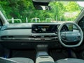 KIA EV3 Interior Sept 19 2025 in Hong Kong Hong Kong, China Sept 19, 2025 : KIA EV3 Interior Sept Royalty Free Stock Photo