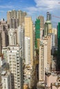 Hong Kong, China towering skyscrapers cityscape