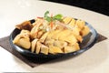Chinese style steamed chicken cuisine