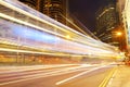 Hong Kong city skyline at night Royalty Free Stock Photo