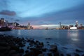 Hong Kong cityscape at night Royalty Free Stock Photo