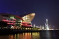 Hong Kong cityscape at night Royalty Free Stock Photo