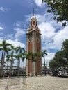 Hong Kong clock tower Royalty Free Stock Photo